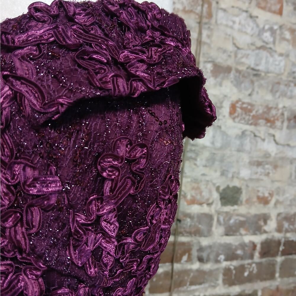 Xscape Formal Evening Gown Sz 16W Mother of Bride Wedding Cocktail Party Dress - Picture 5 of 15